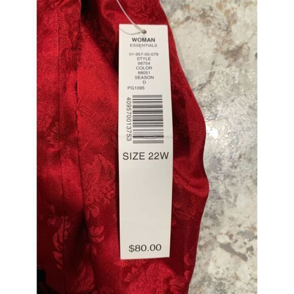 Kate Hill Red Blouse - Picture 9 of 9